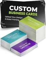 Custom Premium Business Cards – 16PT Personalized Professional Visiting Cards (2" x 3.5") – Bundle of 300