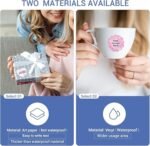 Custom Business Logo Stickers – Personalized Waterproof Vinyl & Paper Labels with Any Design, Text or Logo (1.5" x 1.5") – Bundle of 1000 - Image 2
